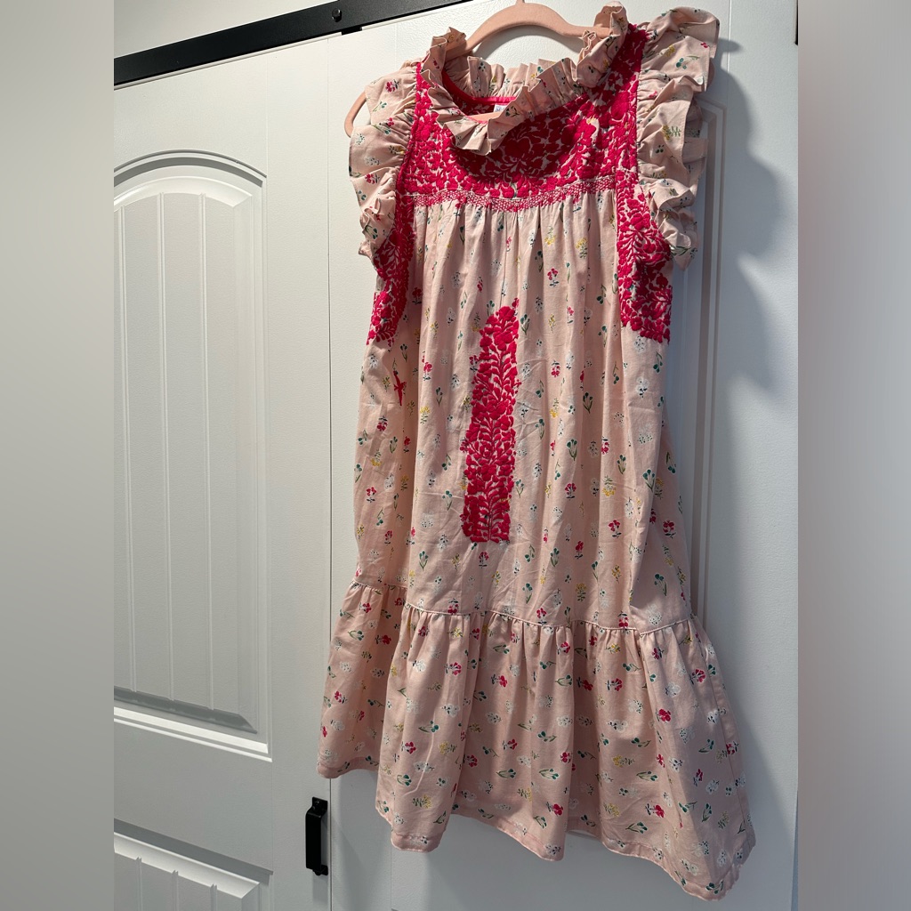 Mi Golandrina Pink Olivia Short Dress - Like New!